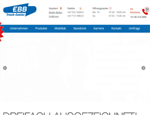 Tablet Screenshot of ebb-truck-center.de